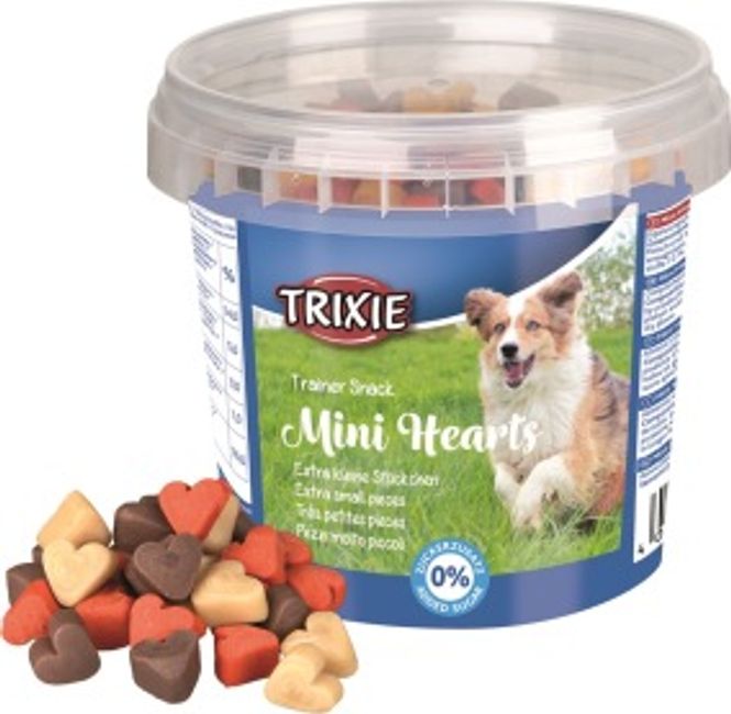 Huvudbild Trainer Snack Mini Hearts 200g plasthink