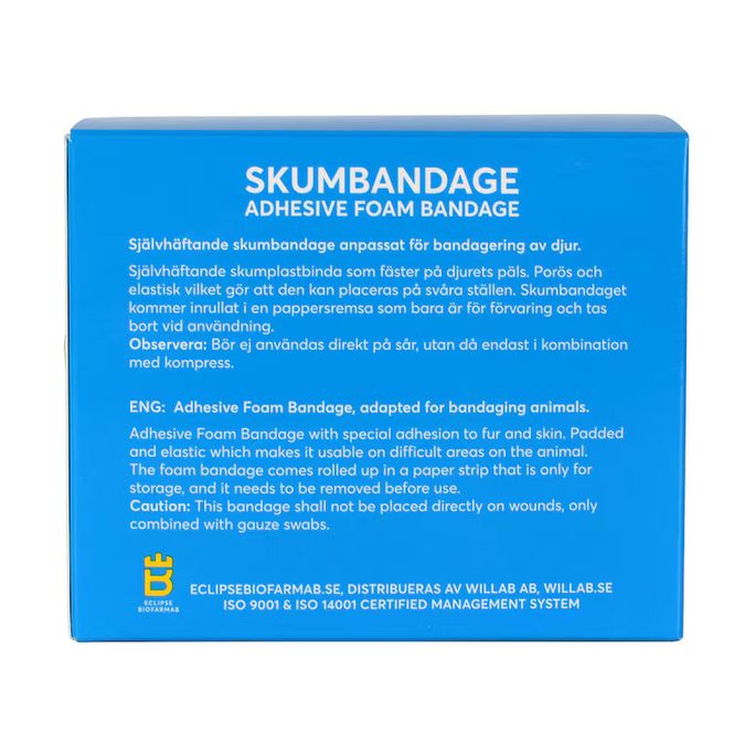 Huvudbild Skumbandage 9cm fäster på päls