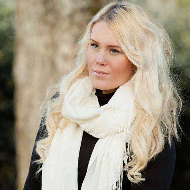 Huvudbild Scarf beige, Welltex