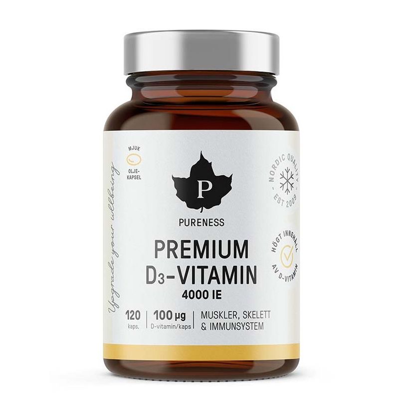 Premium D-Vitamin 4000IE 120 kapslar