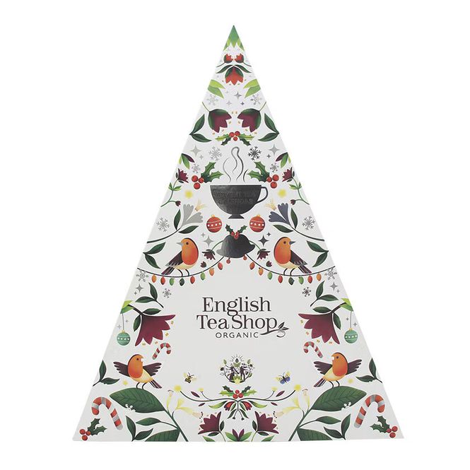 Huvudbild Adventskalender te triangular vit