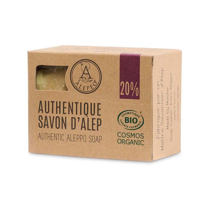 Huvudbild Aleppotvål 20% 200g 