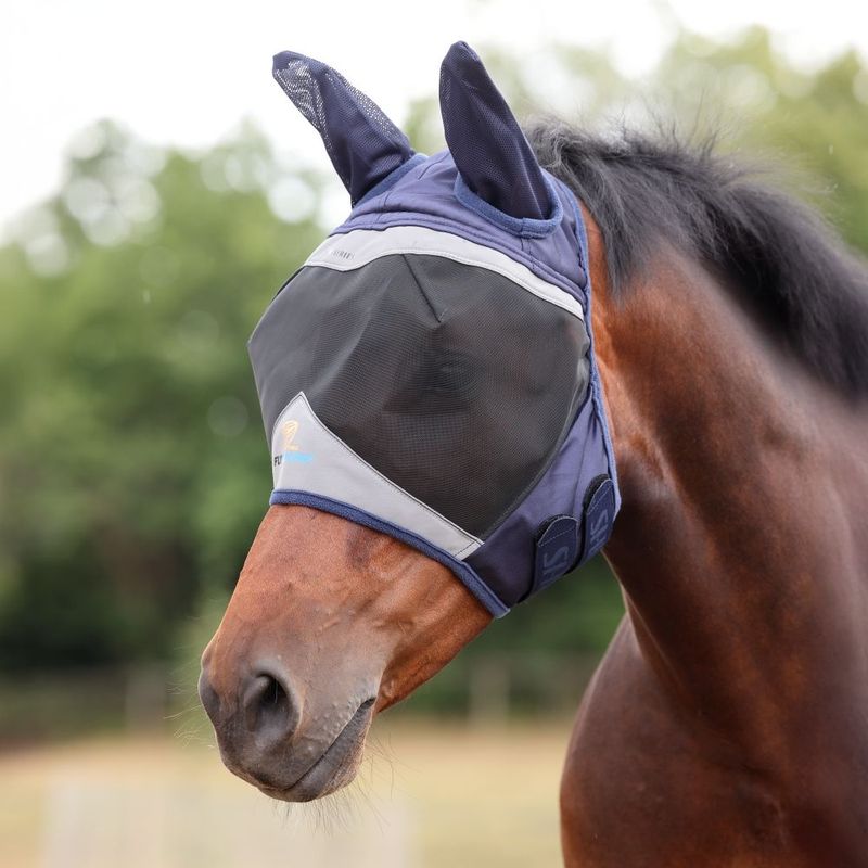 FlyGuard Flughuva med öron, Navy