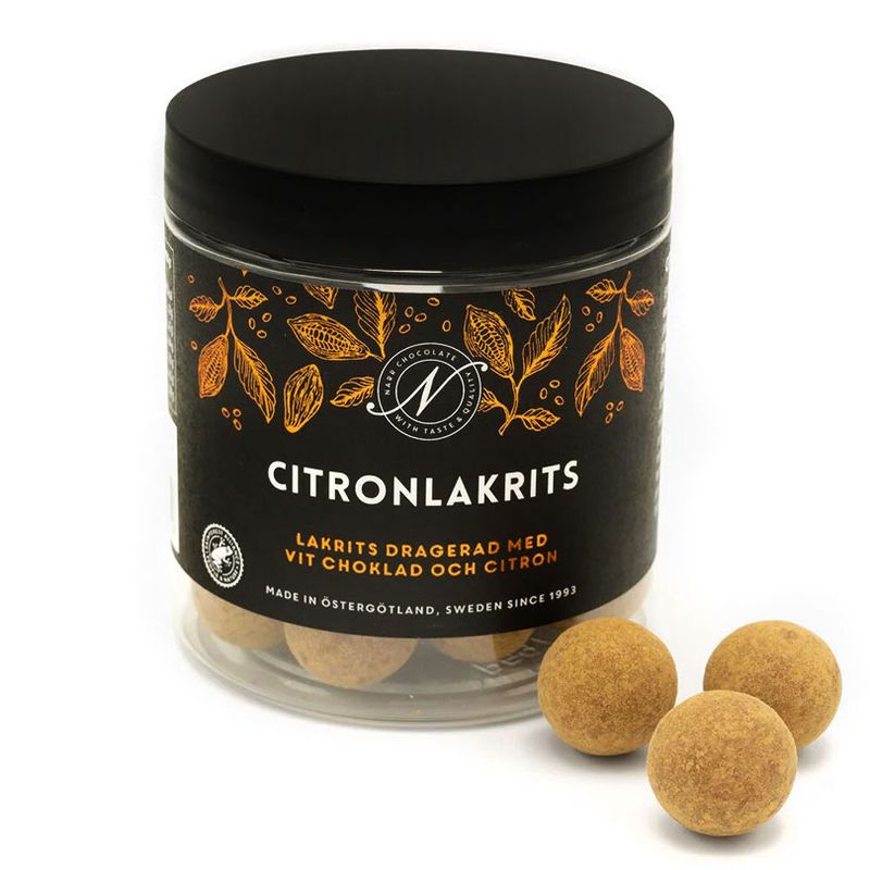 Narr Chocolate Citronlakrits 150g (b.f 2026-06-20)