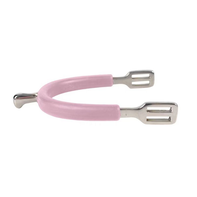 Rosa Sporrar Gummiklädda, 15mm  Rosa