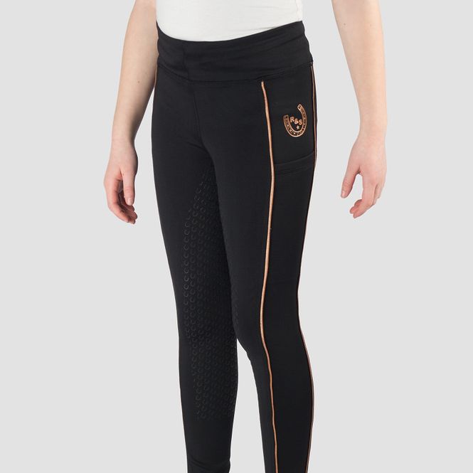 Huvudbild Ridtights Yuki Junior Svart/Rosé