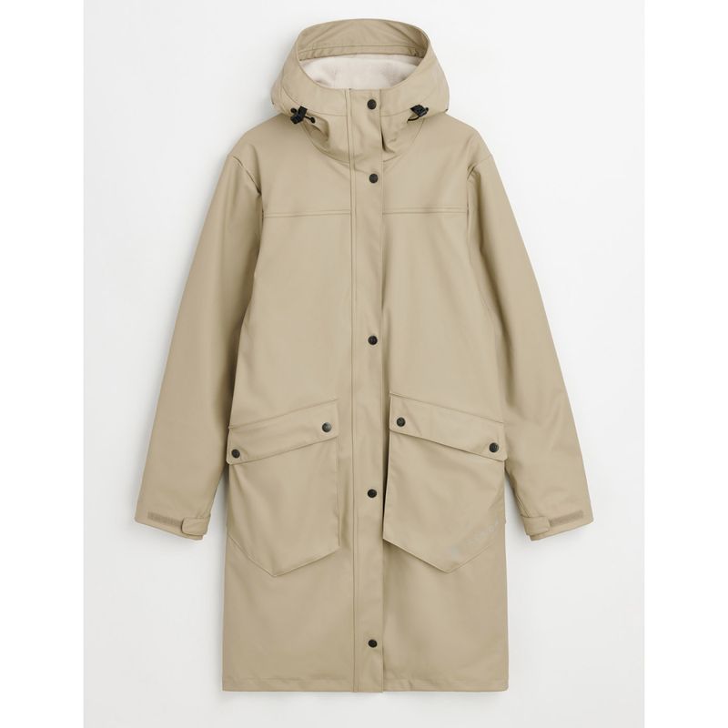 Barbro Regnkappa Fleecefodrar Beige