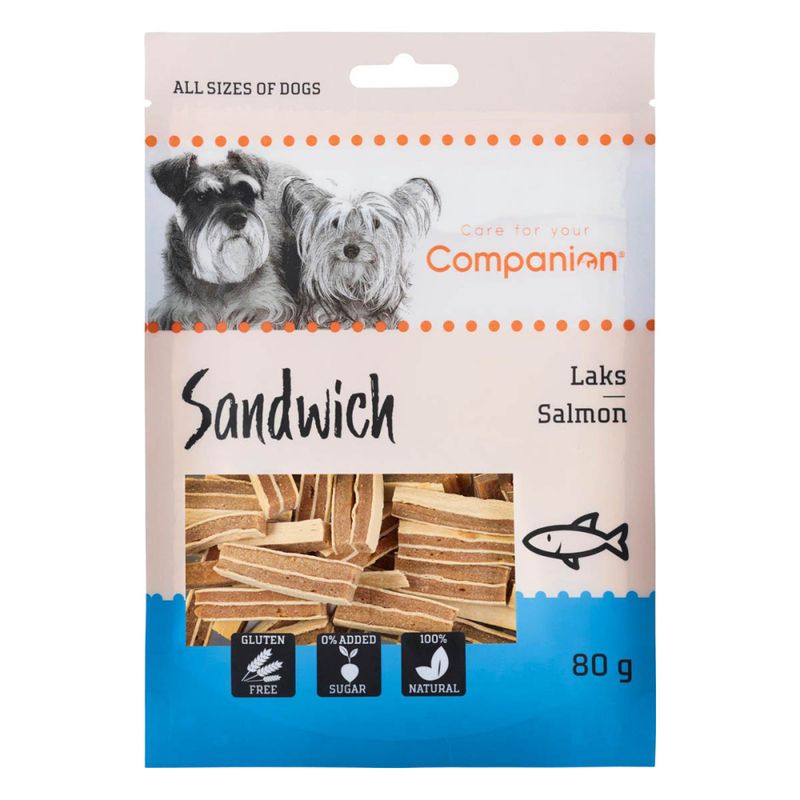 Sandwich Lax Hundgodis 