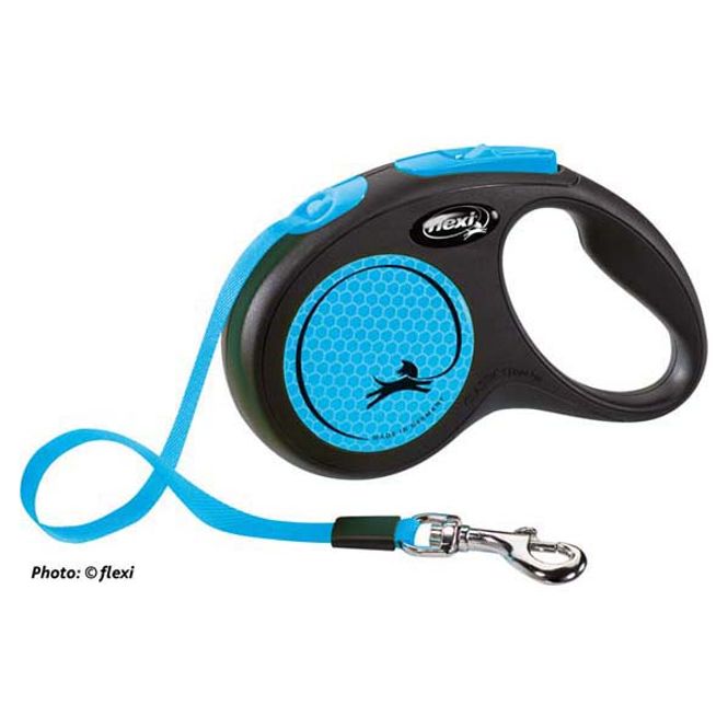 Huvudbild Flexi New NEON, band, S: 5 m, neon blå