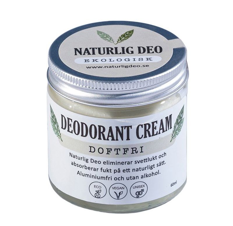 Ekologisk Deodorant Cream 60ml Doftfri