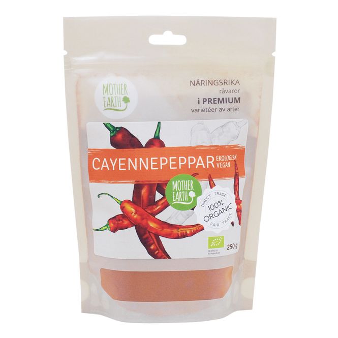 Huvudbild Cayennepeppar Mald EKO 250g 